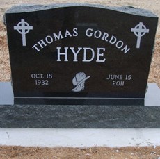 Hyde black granite
