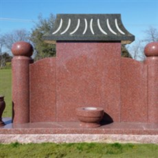 red-green-asian-monument-green